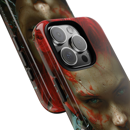 Spiked Ember Eyes iPhone 16 Pro Case - Tough