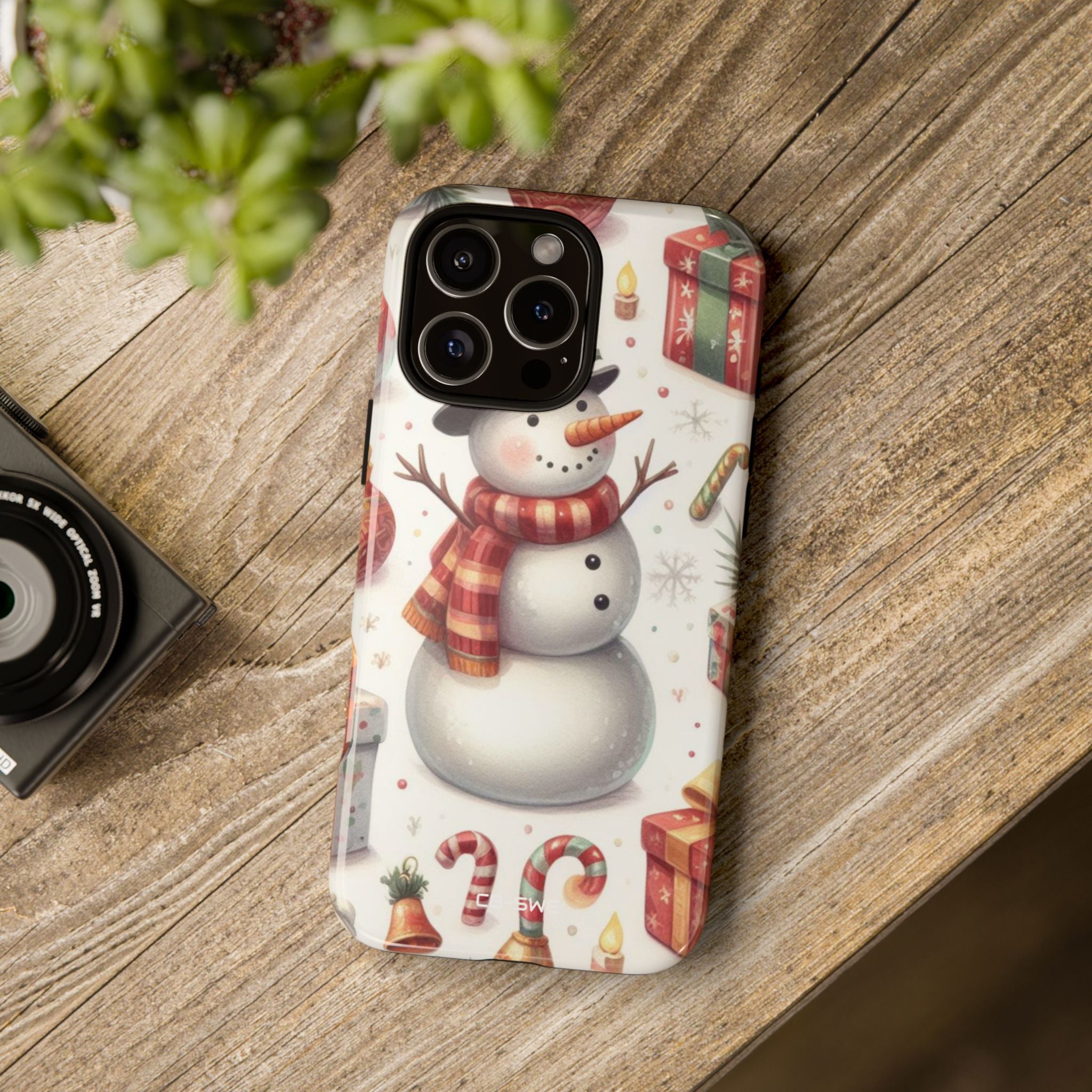 Snowman Welcomes Joy - iPhone Case