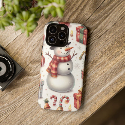 Snowman Welcomes Joy - iPhone Case
