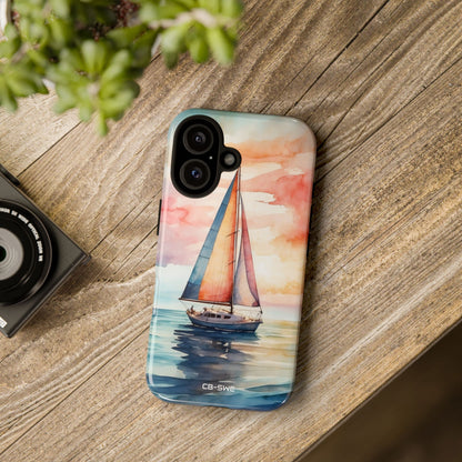 Sailboat Glides Calm - iPhone Case