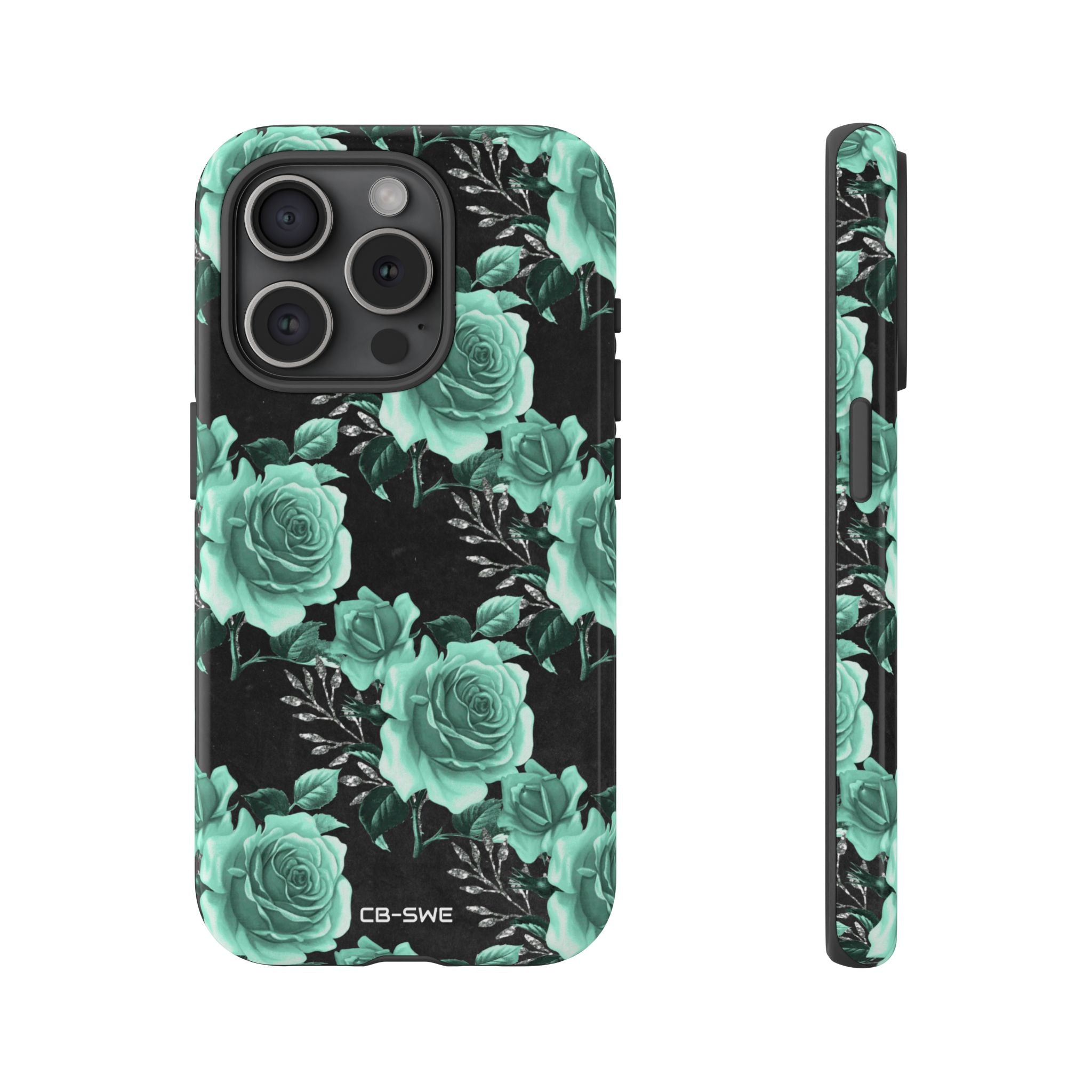 Turquoise Rose Symphony - iPhone Case