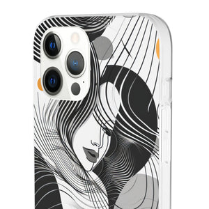 Fluid Noir Rhythm | Flexible Phone Case for iPhone