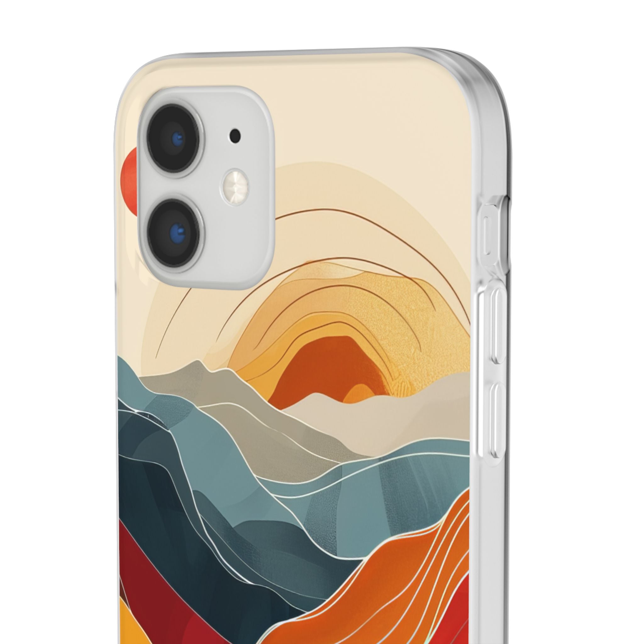 Sunset Waves | Flexible Phone Case for iPhone