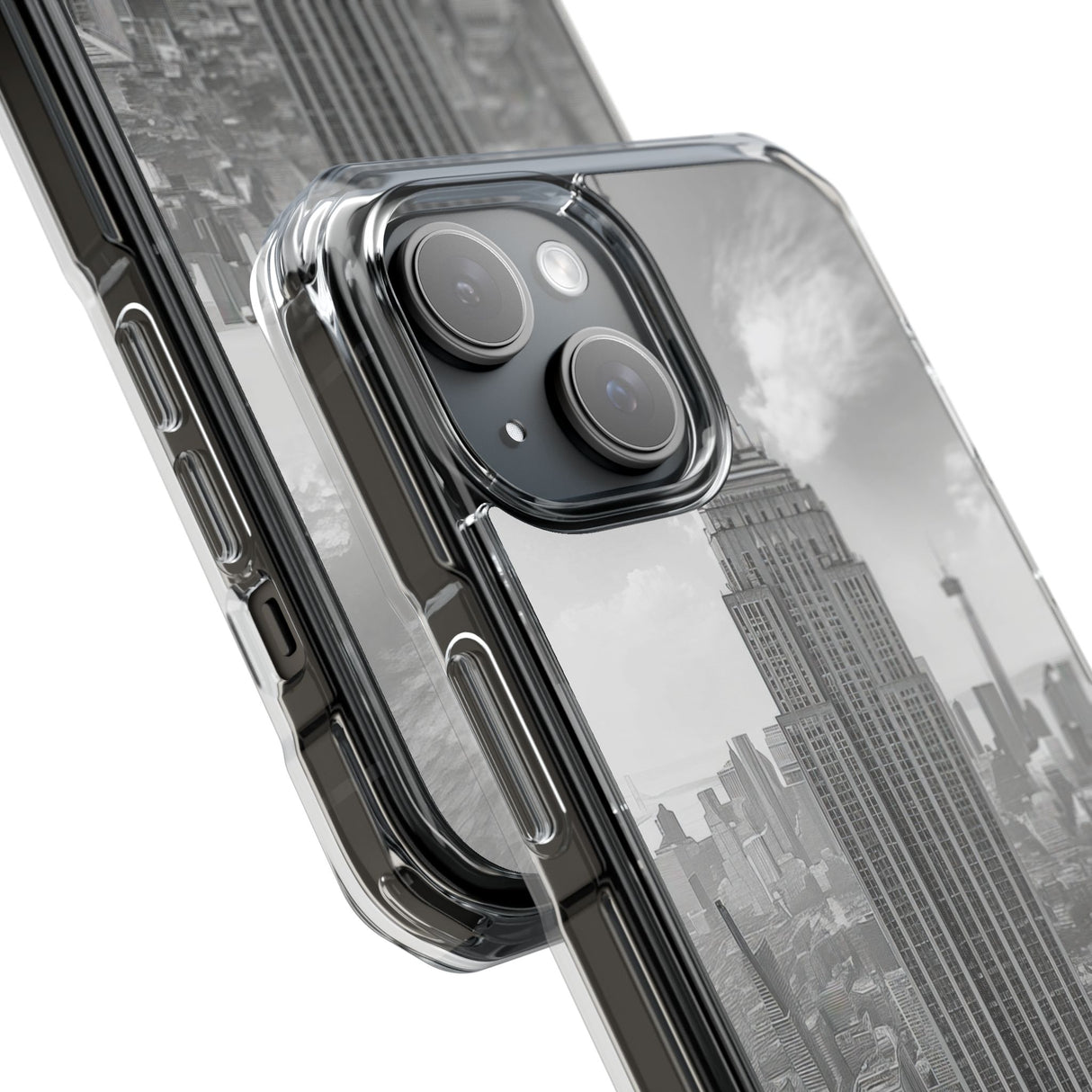 Urban Monoliths - Phone Case for iPhone (Clear Impact - Magnetic)