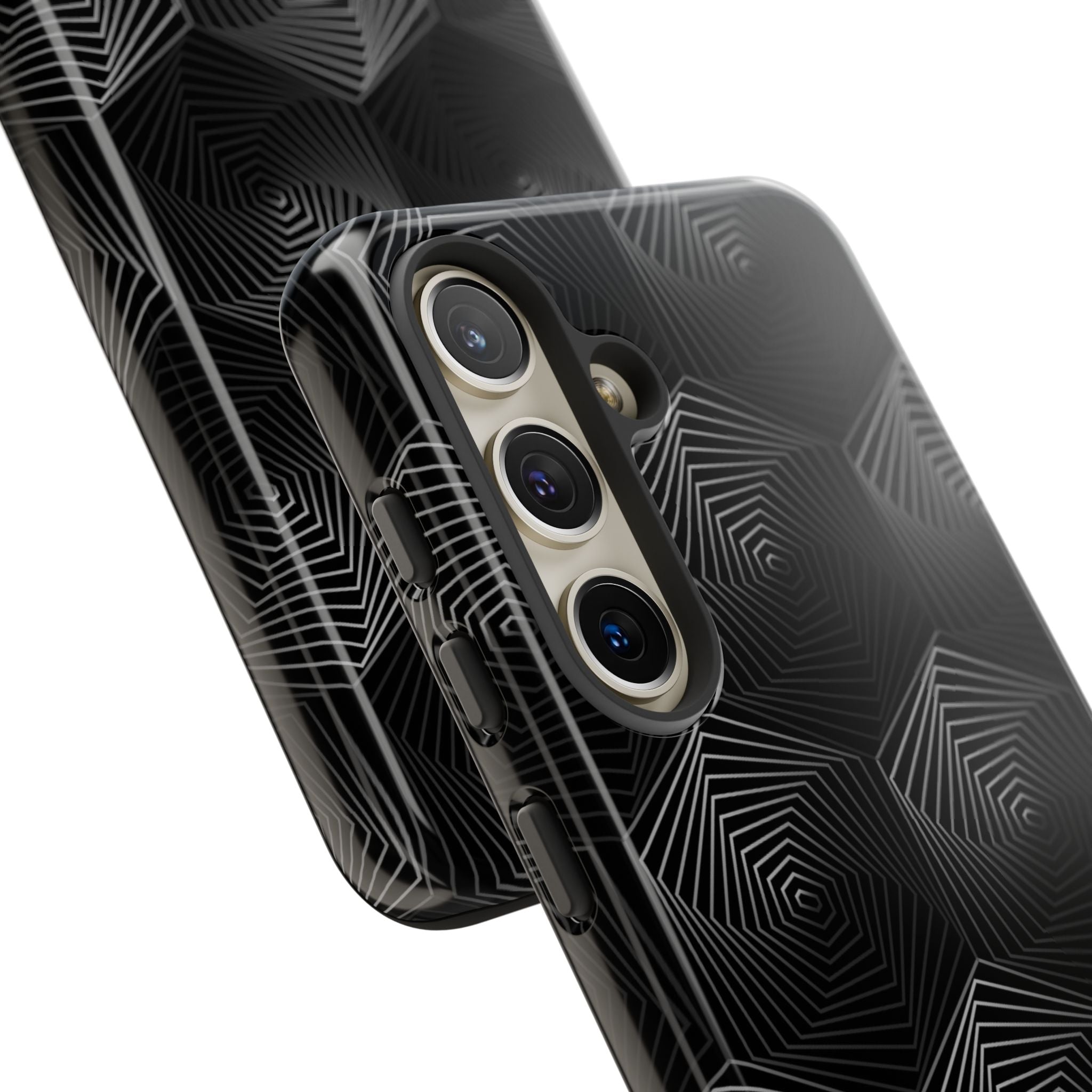 Geometric Spiral Illusion - Samsung Case