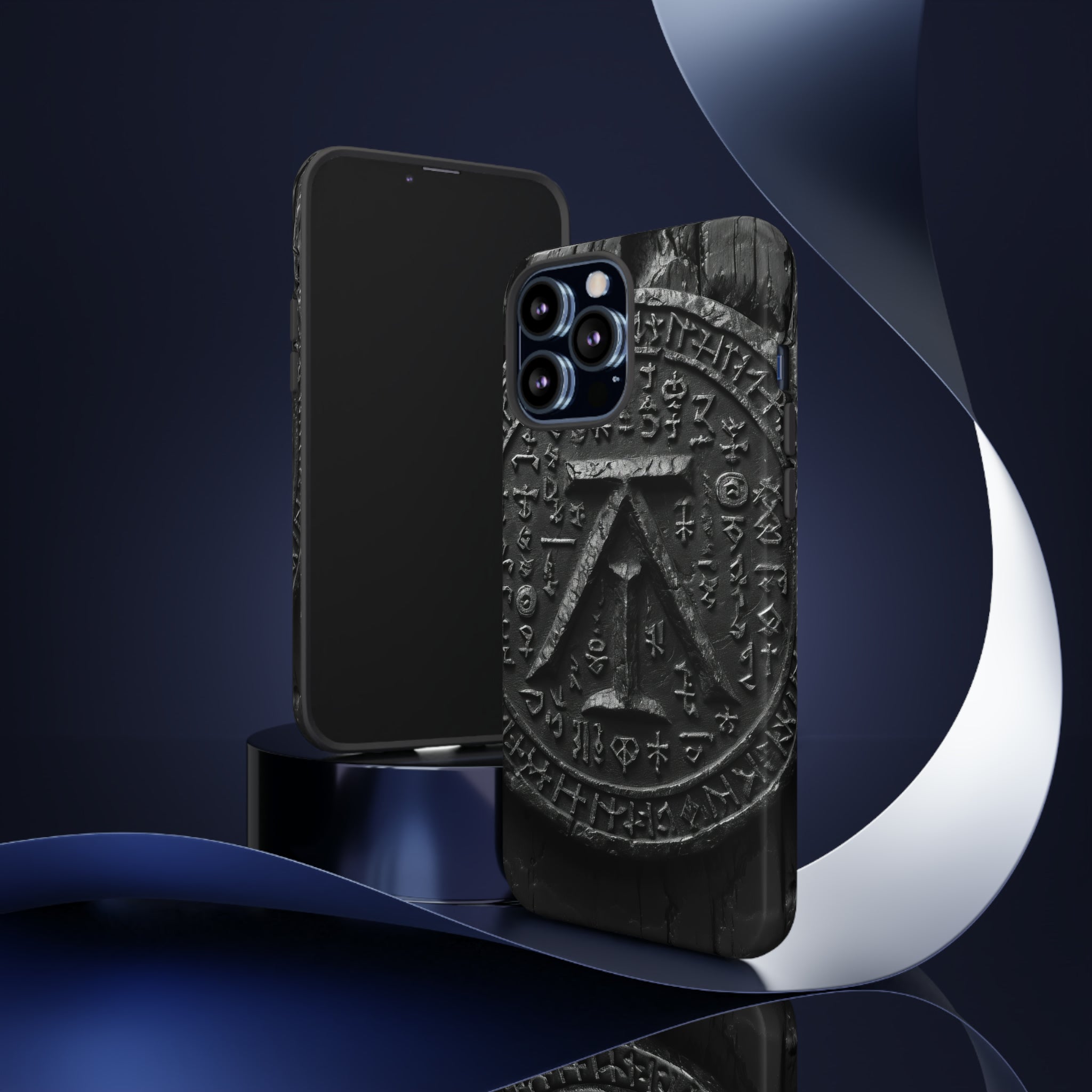 Norse Myth Runes Emblem - Protective Phone Case