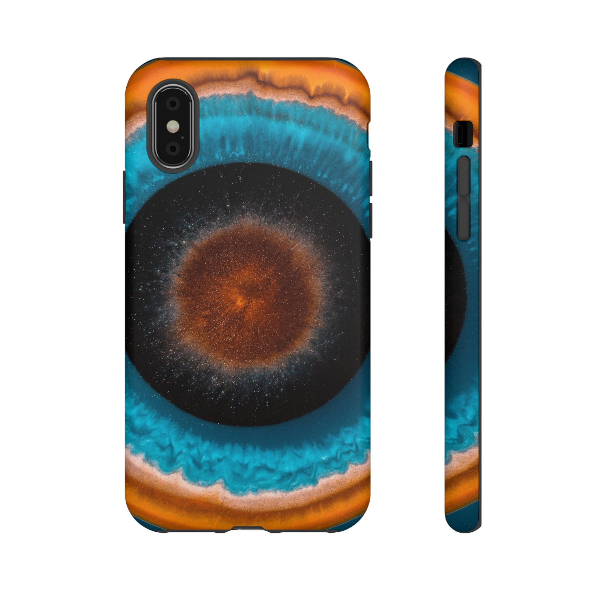 Center of Space Ink Art iPhone Case (Protective) iPhone XS Matte Phone Case