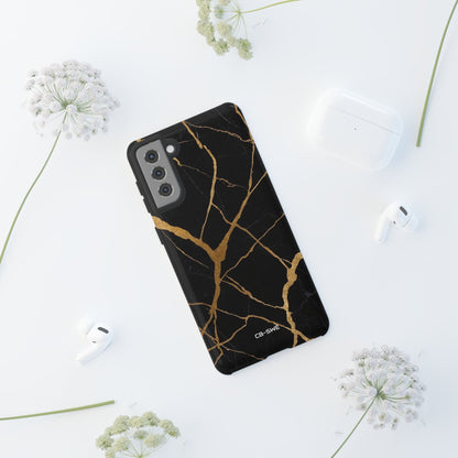 Golden Veins Twist - Samsung Case