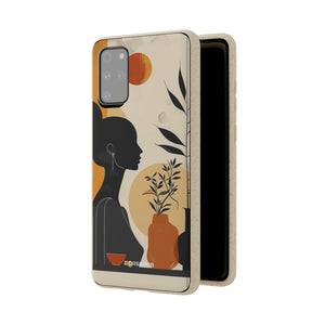 Modern Silhouette Tranquility | Biodegradable Phone Case