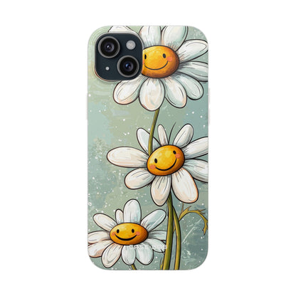 Sunny Daisy Smiles iPhone 15 Plus Case - Soft
