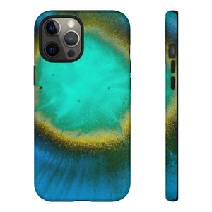 Green Yelly Ink Art iPhone Case (Protective) iPhone 12 Pro Max Matte Phone Case