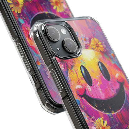 Joyful Smile Blooms iPhone Case - Impact
