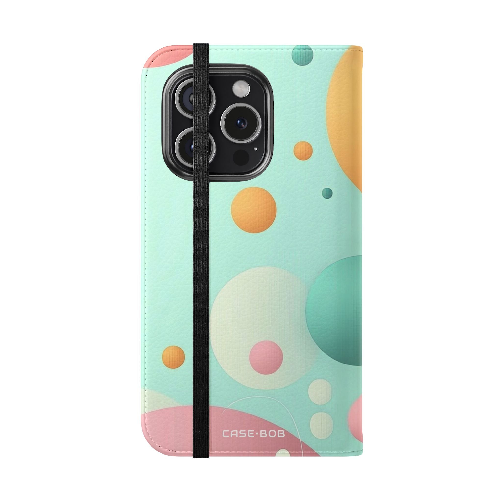 Pastel Circles Flow - iPhone 15 Pro Case - Wallet