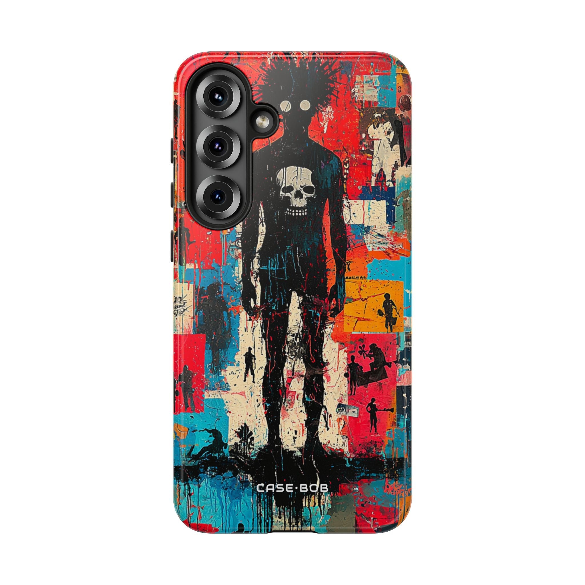 Spiky Skull Silhouette Samsung S25 Plus Case - Tough