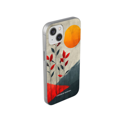 Gray Sunscape - Flexi iPhone 14 Phone Case