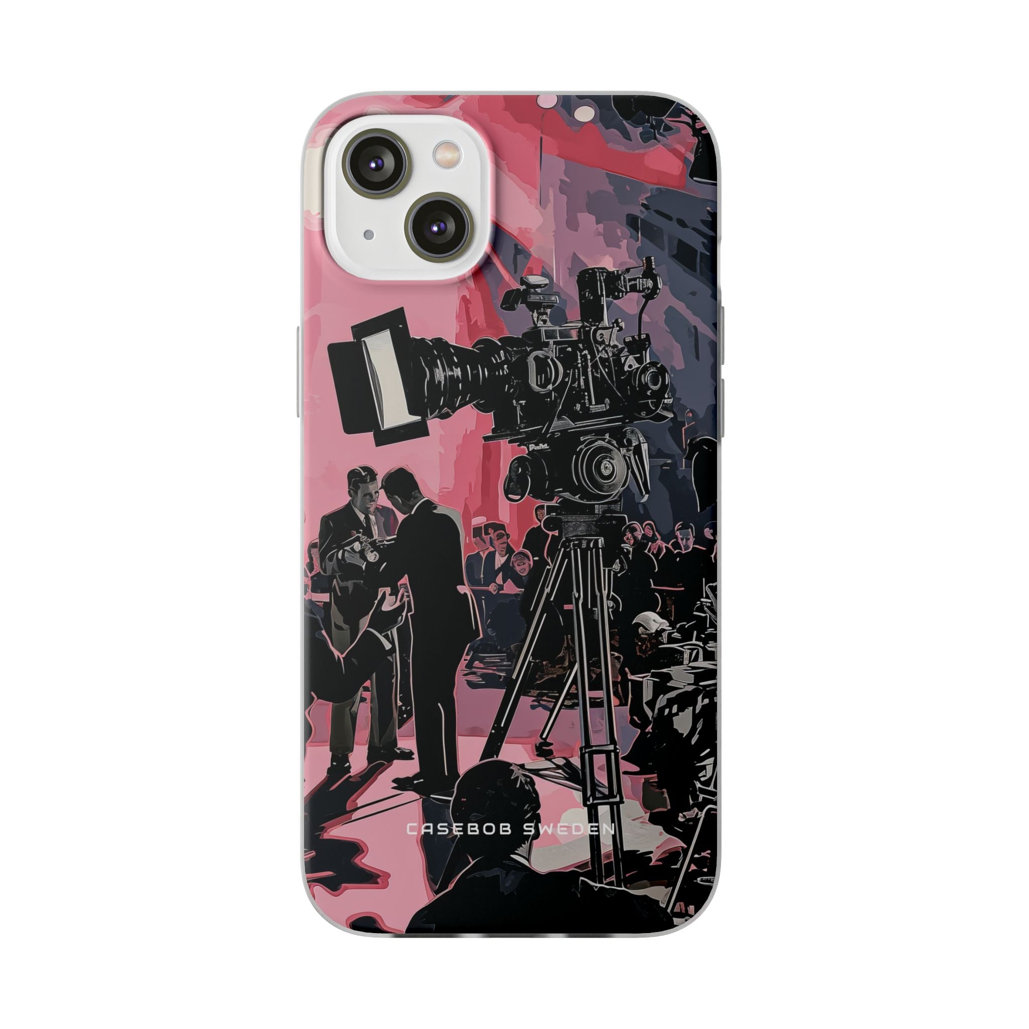 Retro Cinematic Spotlight iPhone 14 - Flexi Phone Case