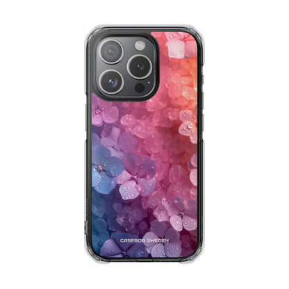 Floral Chill Blooms - Clear Impact iPhone 15 Phone Case