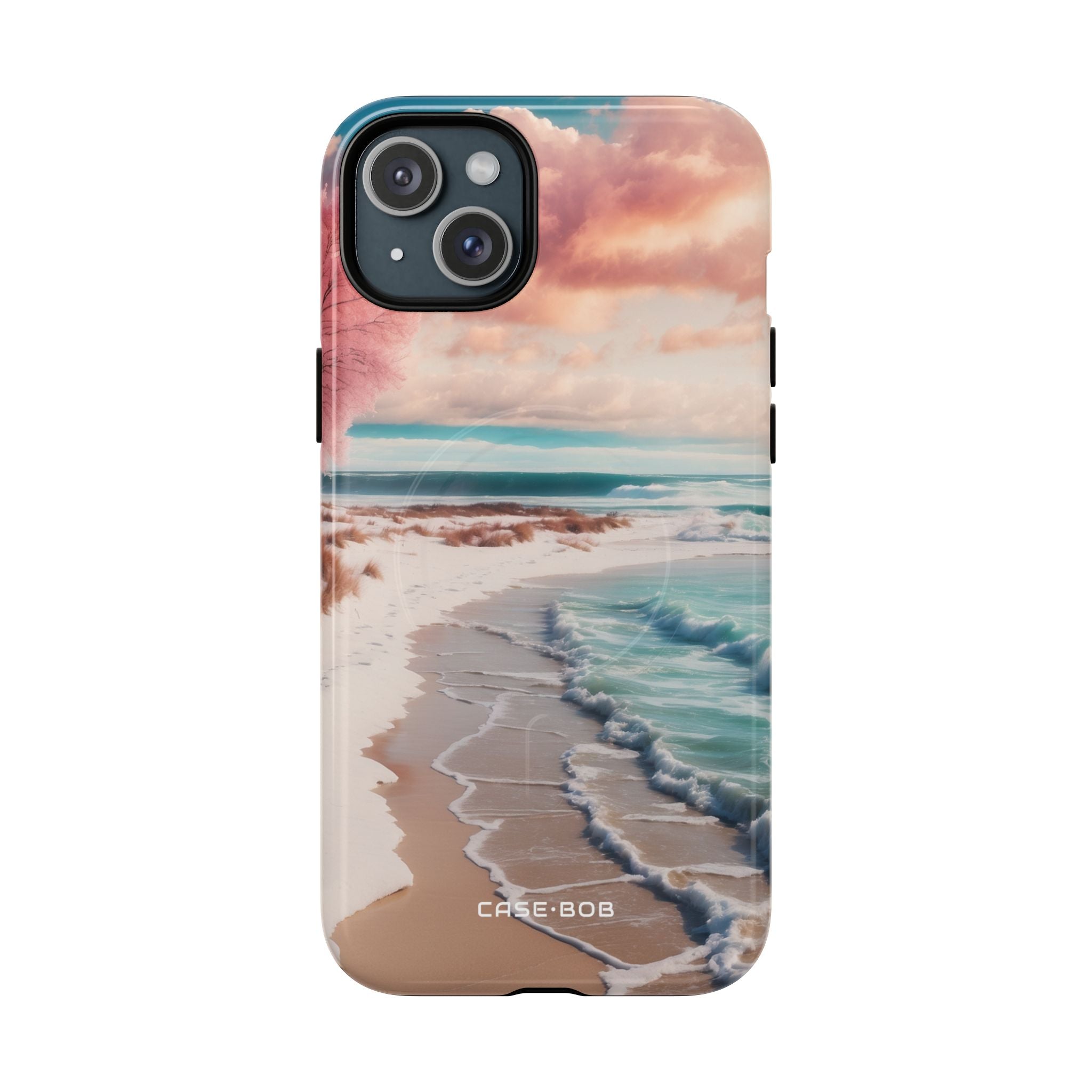 Pink Tree Breeze iPhone 15 Plus Case - Tough+