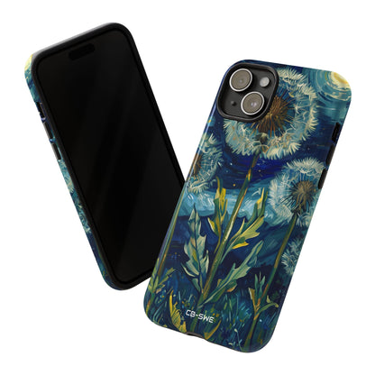 Dandelions Under Starlight - iPhone Case