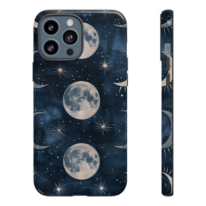 Lunar Phases Serenity - Protective Phone Case