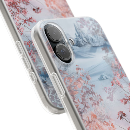 Floral Serenity Case - Flexi iPhone 16 Phone Case