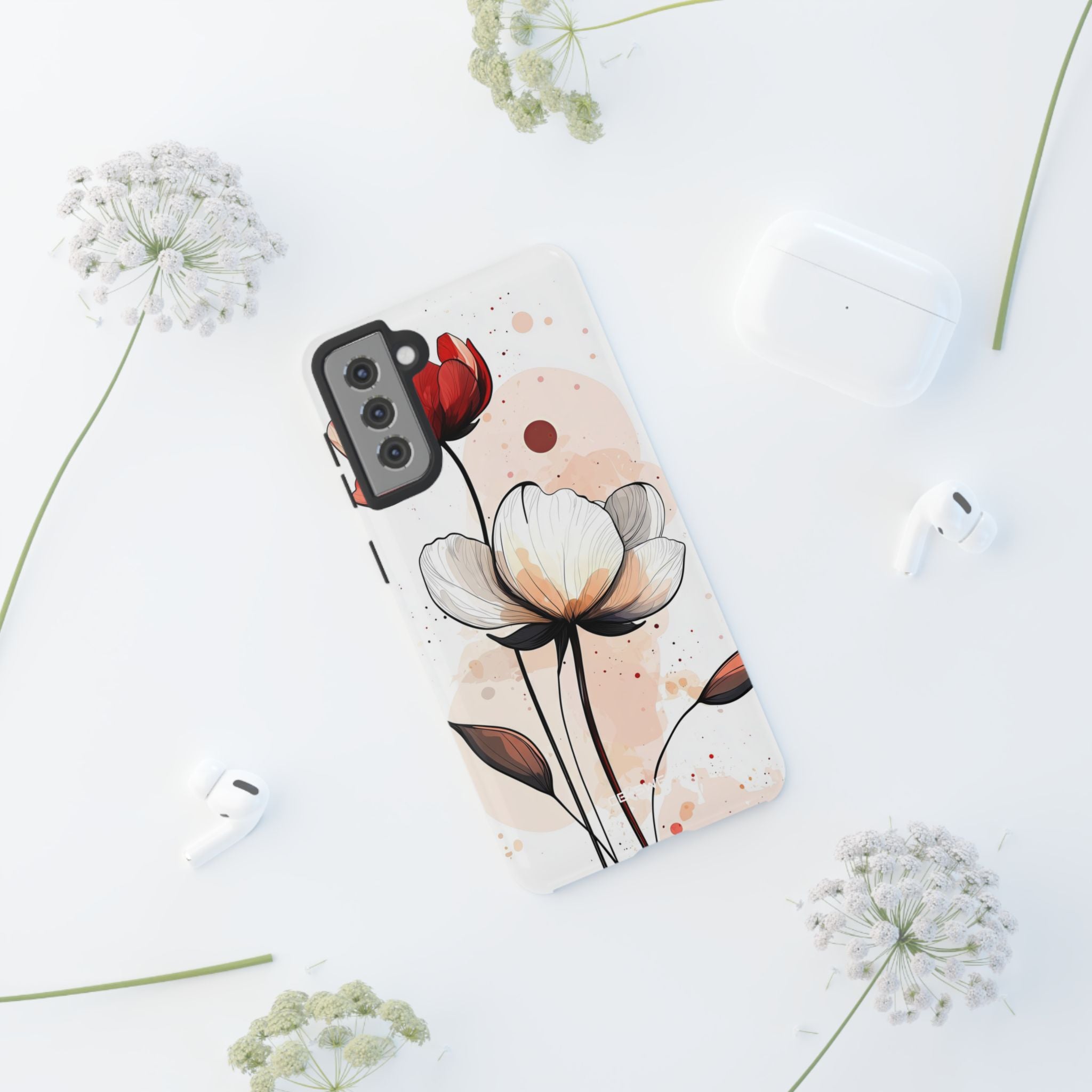 Vibrant Floral Elegance - Samsung Case