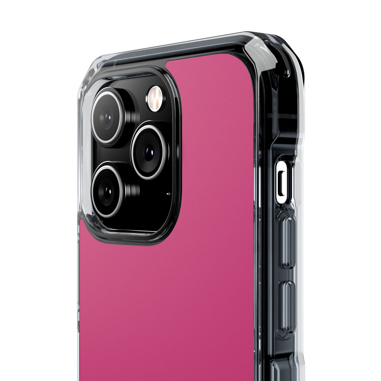 Magenta Pantone | Handyhülle für iPhone (Clear Impact Case – magnetisch) 