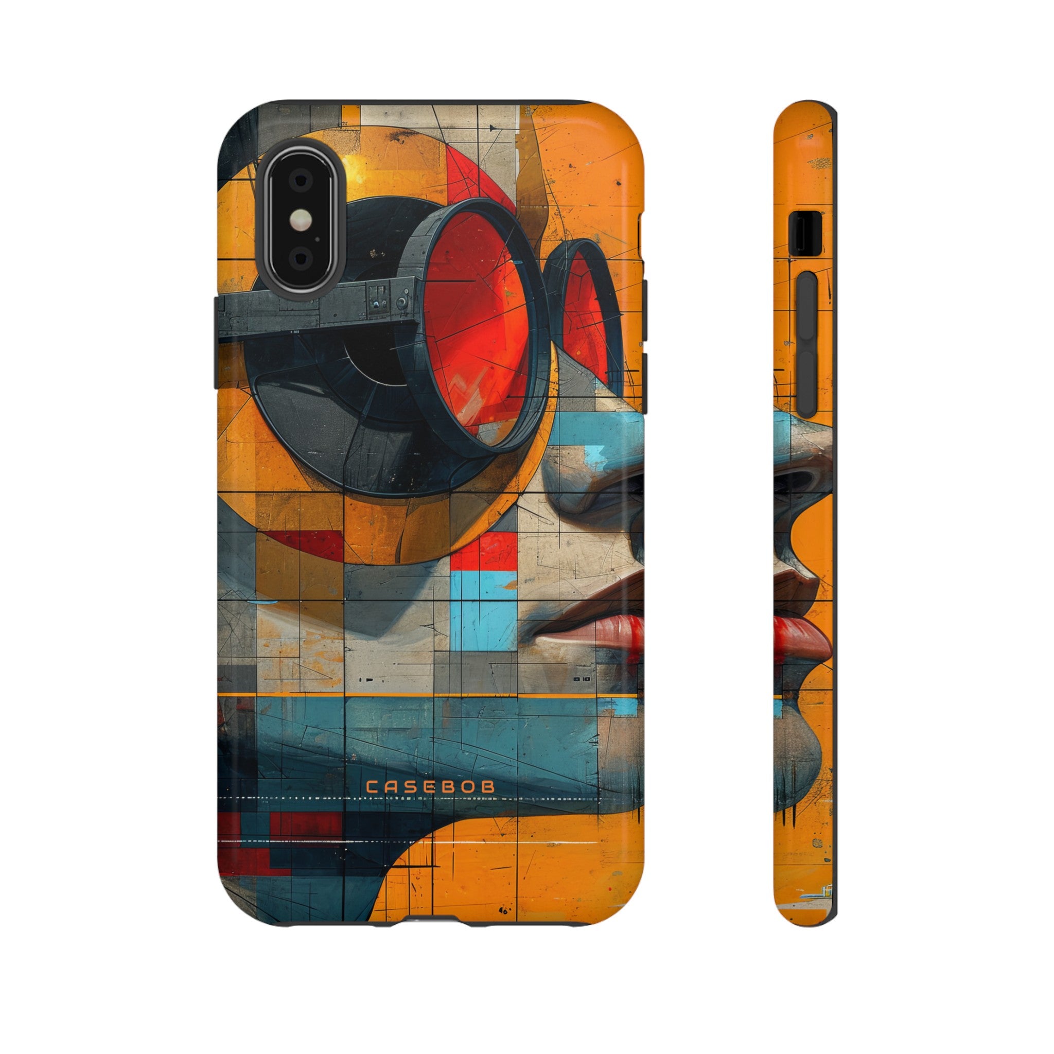 Cartoon Geometry Fusion - Protective Phone Case