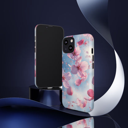 Cherry Blossoms Dance - iPhone Case