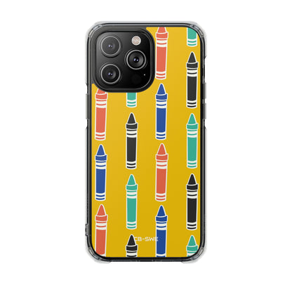 Crayons Dance Joyfully iPhone Case - Impact