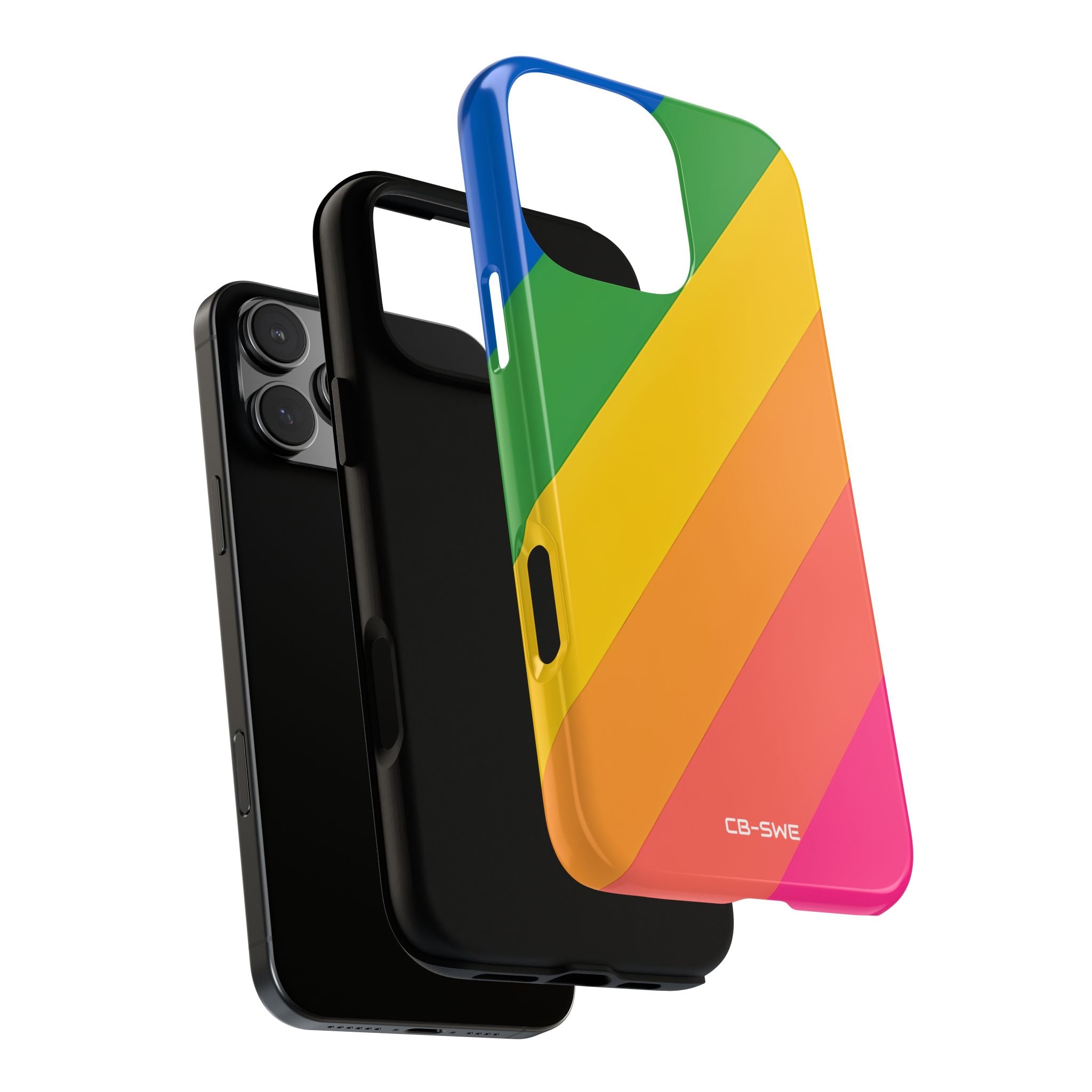 Vibrant Geometric Spectrum - iPhone Case