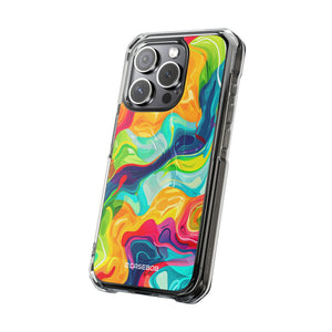 Bold Bright Patterns | Phone Case for iPhone (Clear Impact Case - Magnetic)