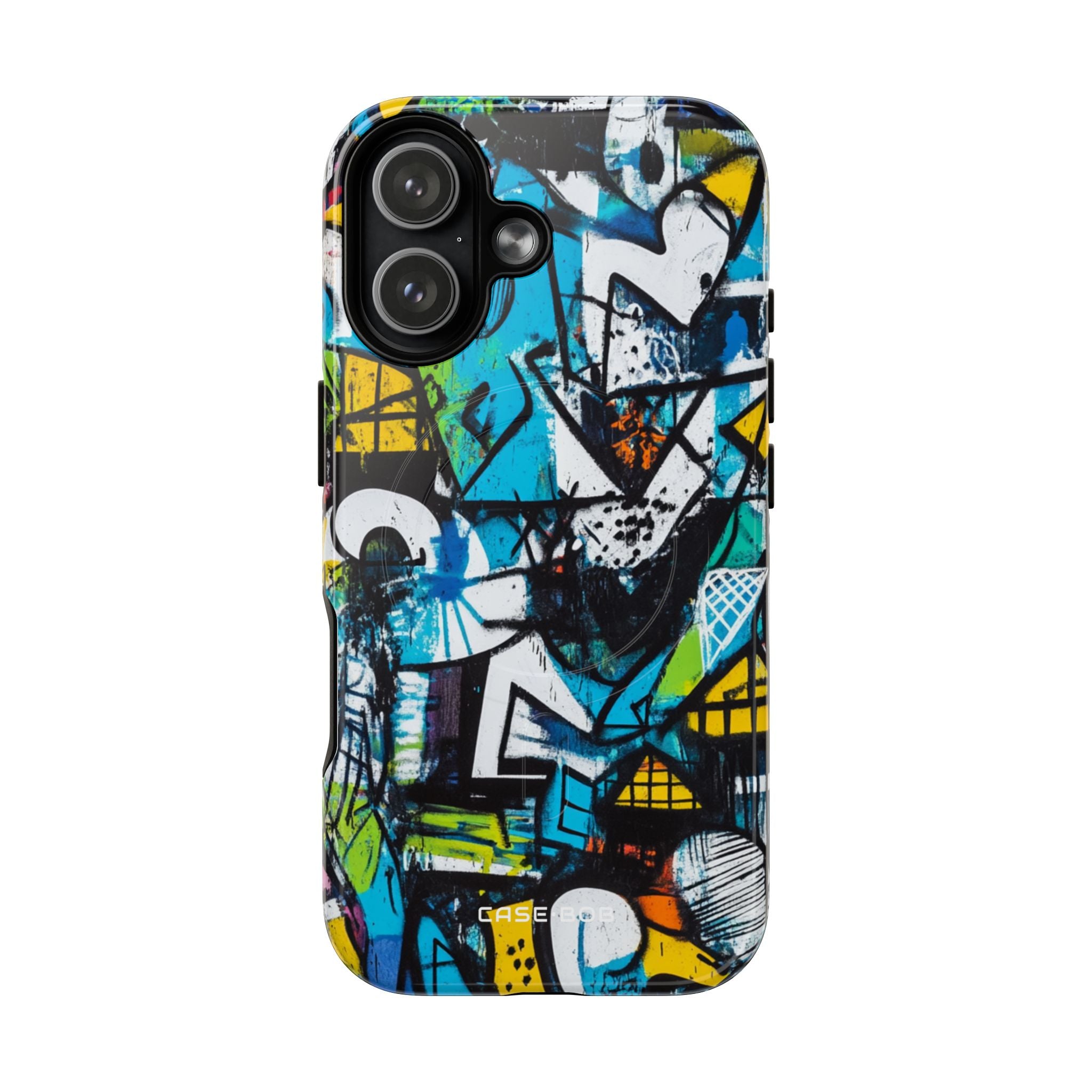 White Ripple Drift iPhone 17 Case - Tough+