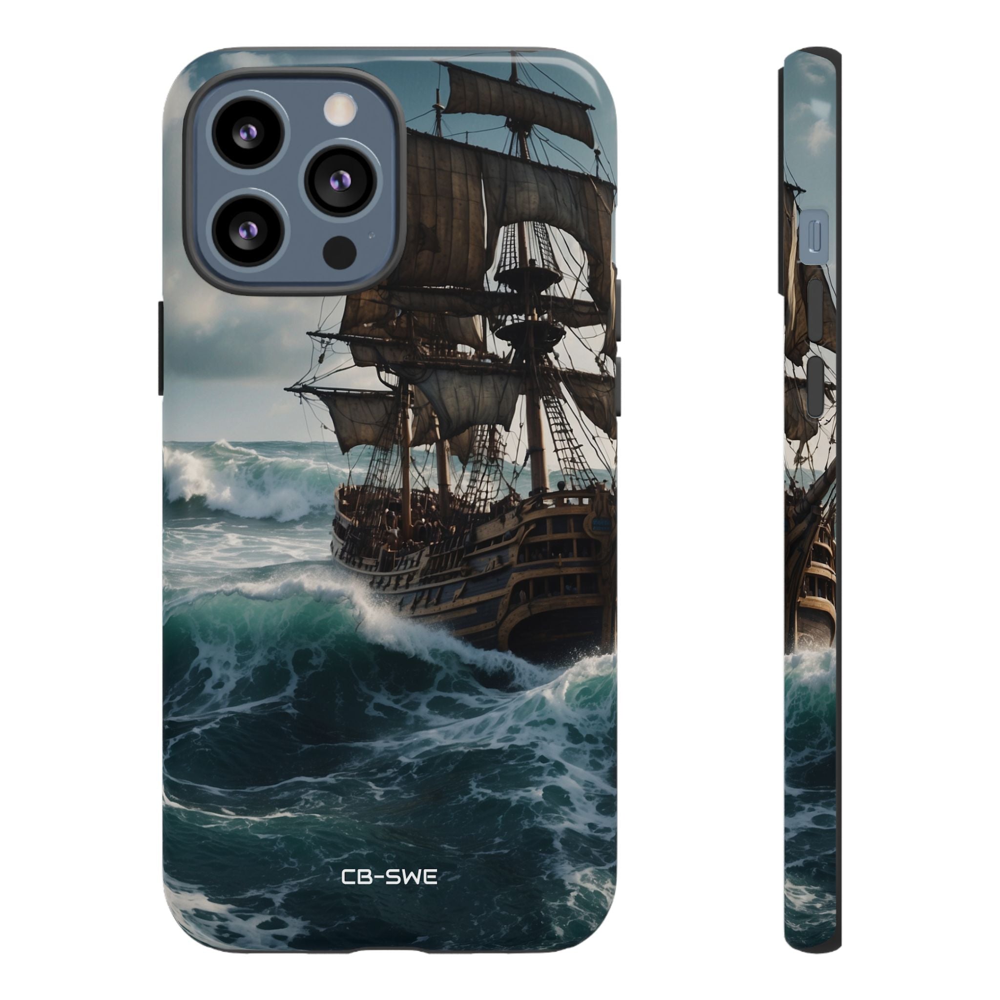 Ship Faces Waves - iPhone Case