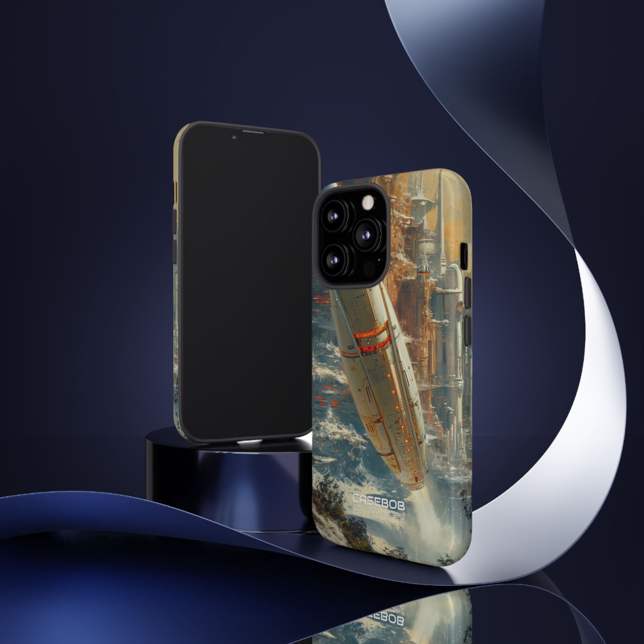 Futuristic Forest Voyage iPhone 13 - Tough