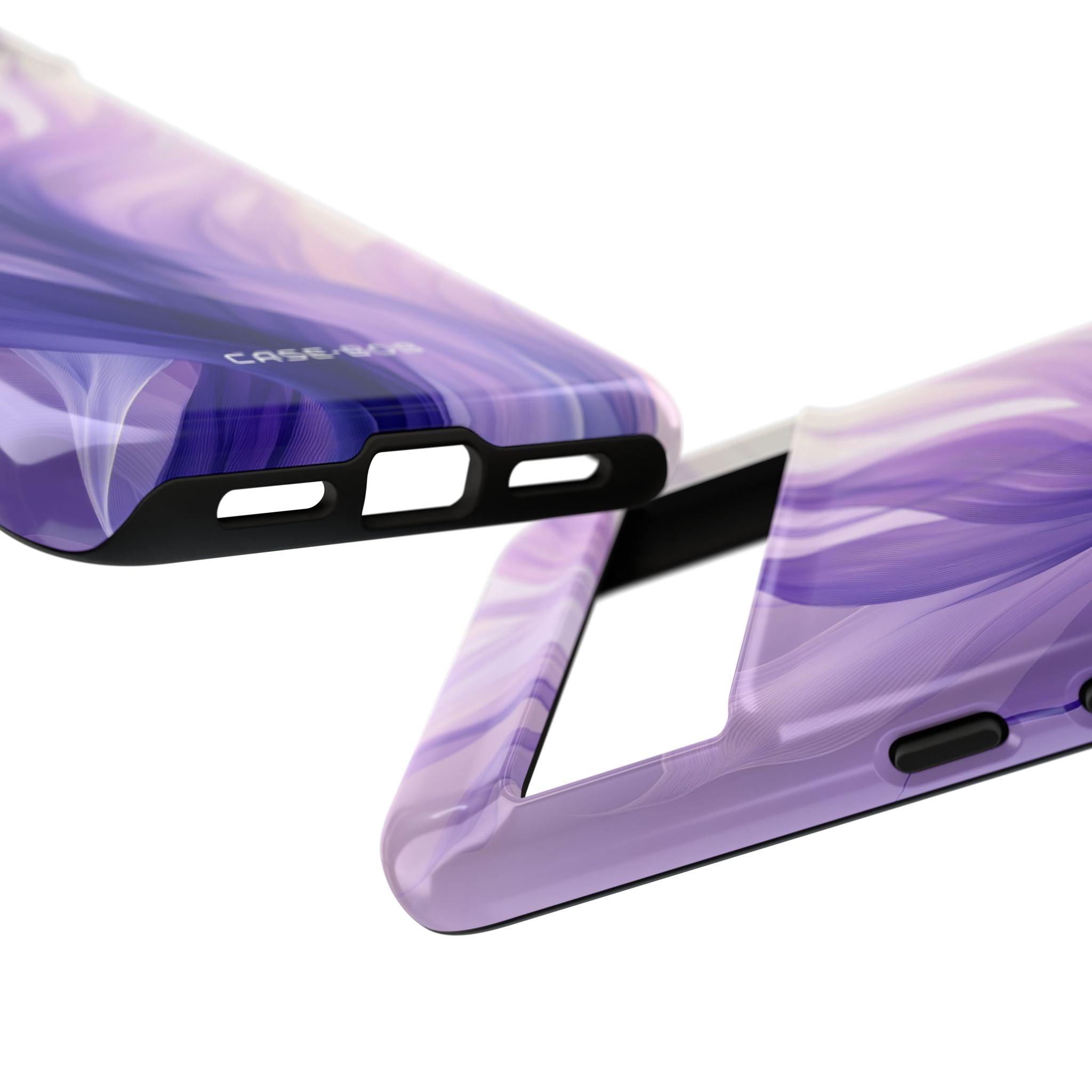 Purple Ribbon Waves Google Pixel 8 Pro Case - Tough