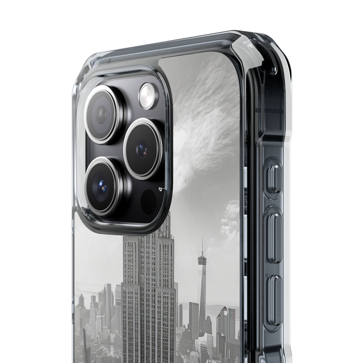 Urban Monoliths - Phone Case for iPhone (Clear Impact - Magnetic)