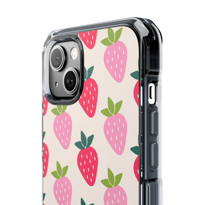 Vibrant Strawberry Rhythm iPhone Case - Impact