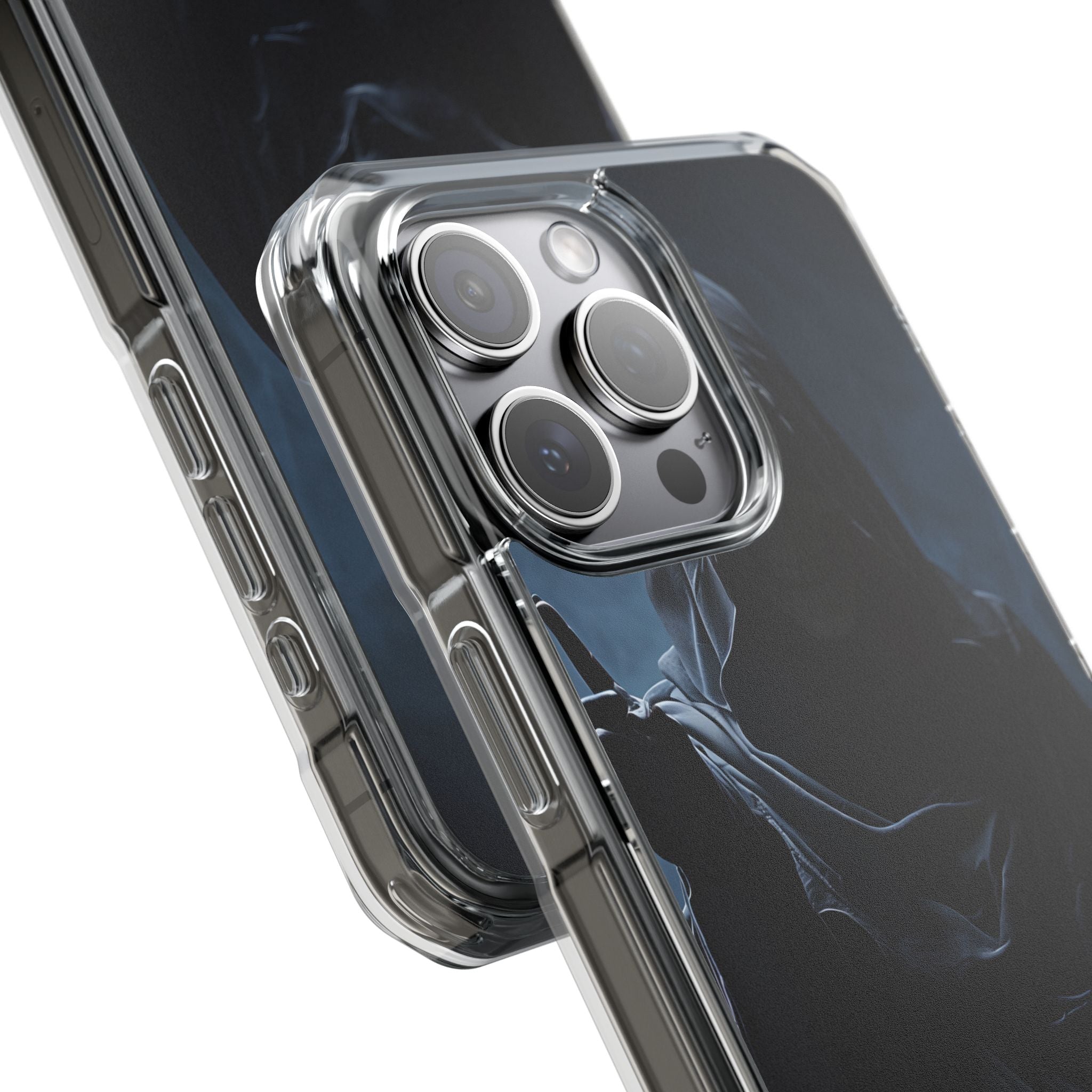 Spectral Guardian Warning iPhone Case - Impact