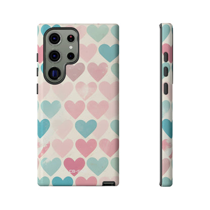 Retro Hearts Symmetry - Samsung Case