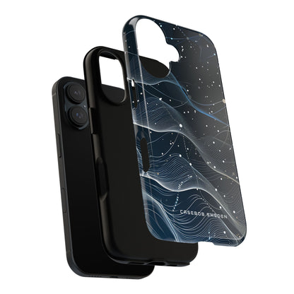 Gradient Neural Waves iPhone 16 - Tough Phone Case