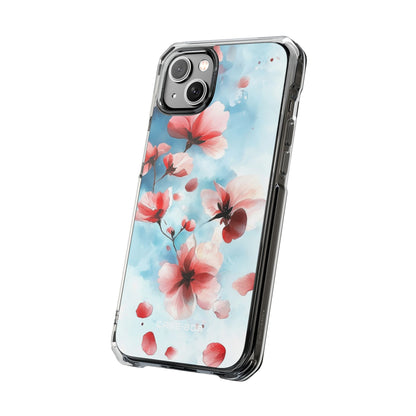 Pink Blossom Drift iPhone 14 Plus Case - Impact
