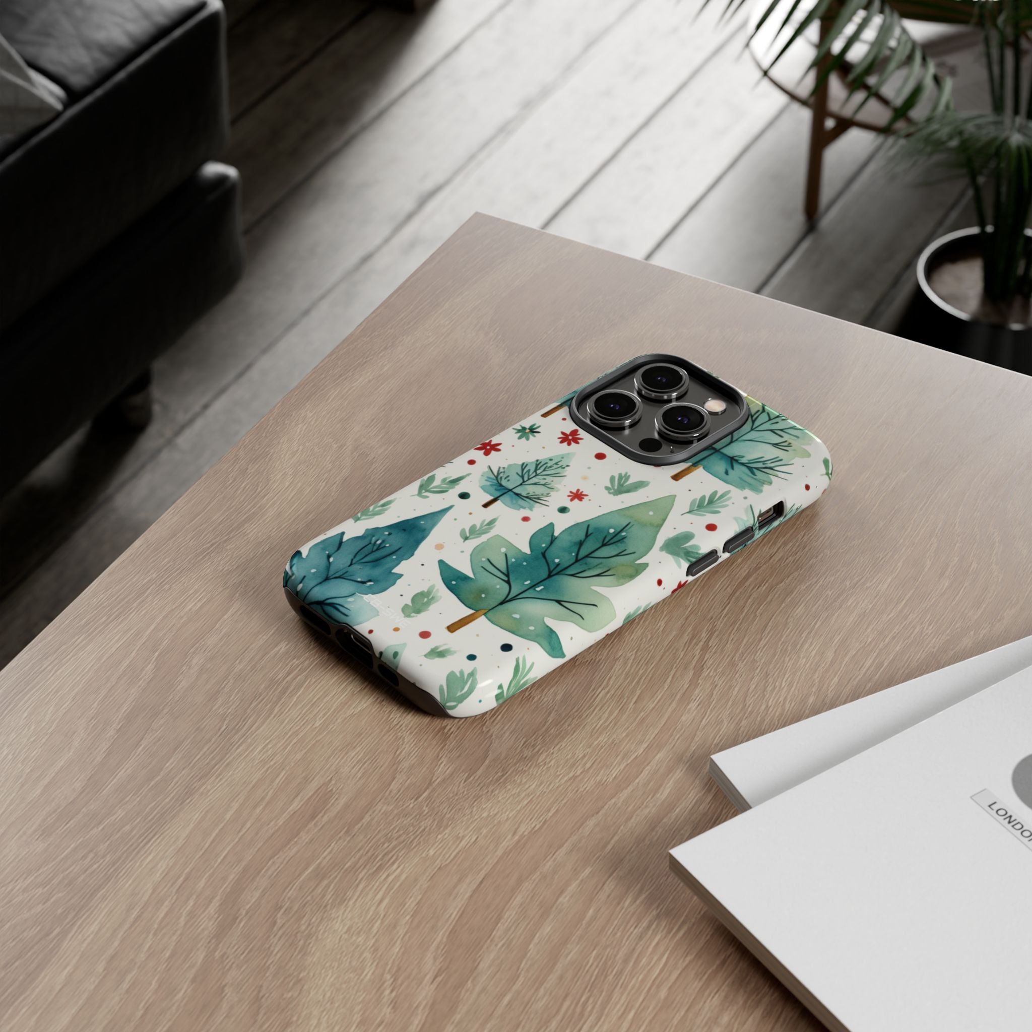 Joyful Evergreen Dance - iPhone Case