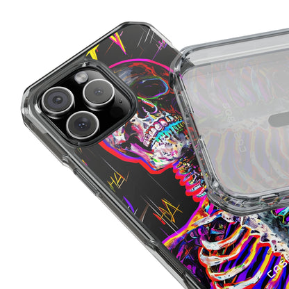 Neon Skeleton Laugh iPhone 16 Pro Max Case - Impact