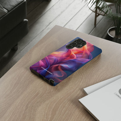 Violet Orange Flow - Tough Samsung S22 Phone Case