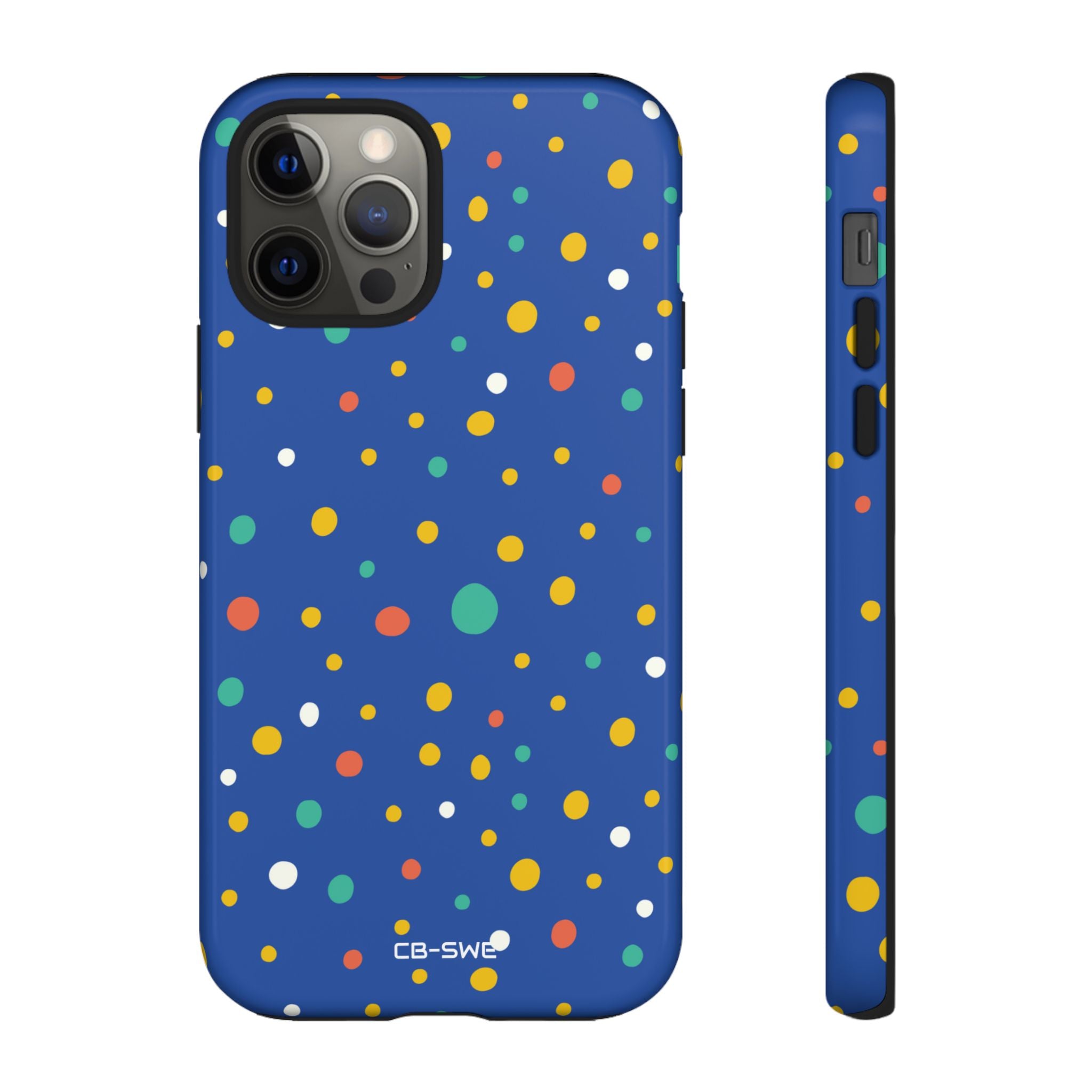 Colorful Dots Dance - iPhone Case