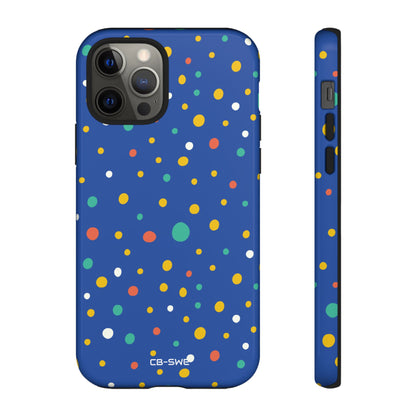Colorful Dots Dance - iPhone Case