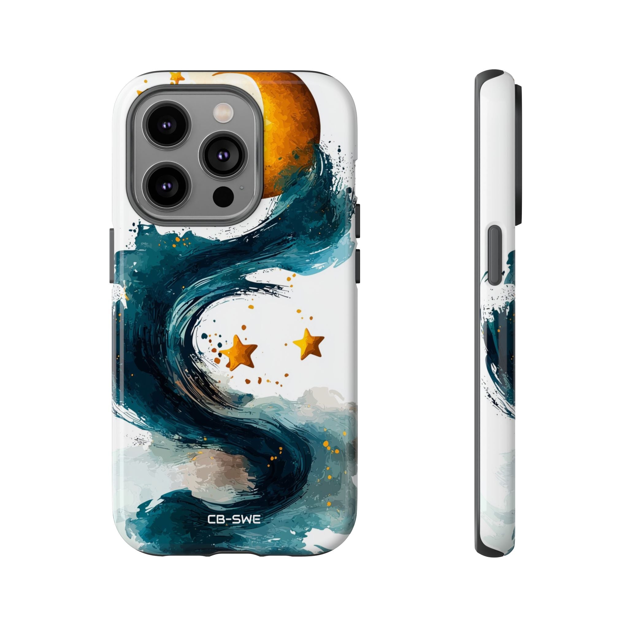 Celestial Waves Dance - iPhone Case