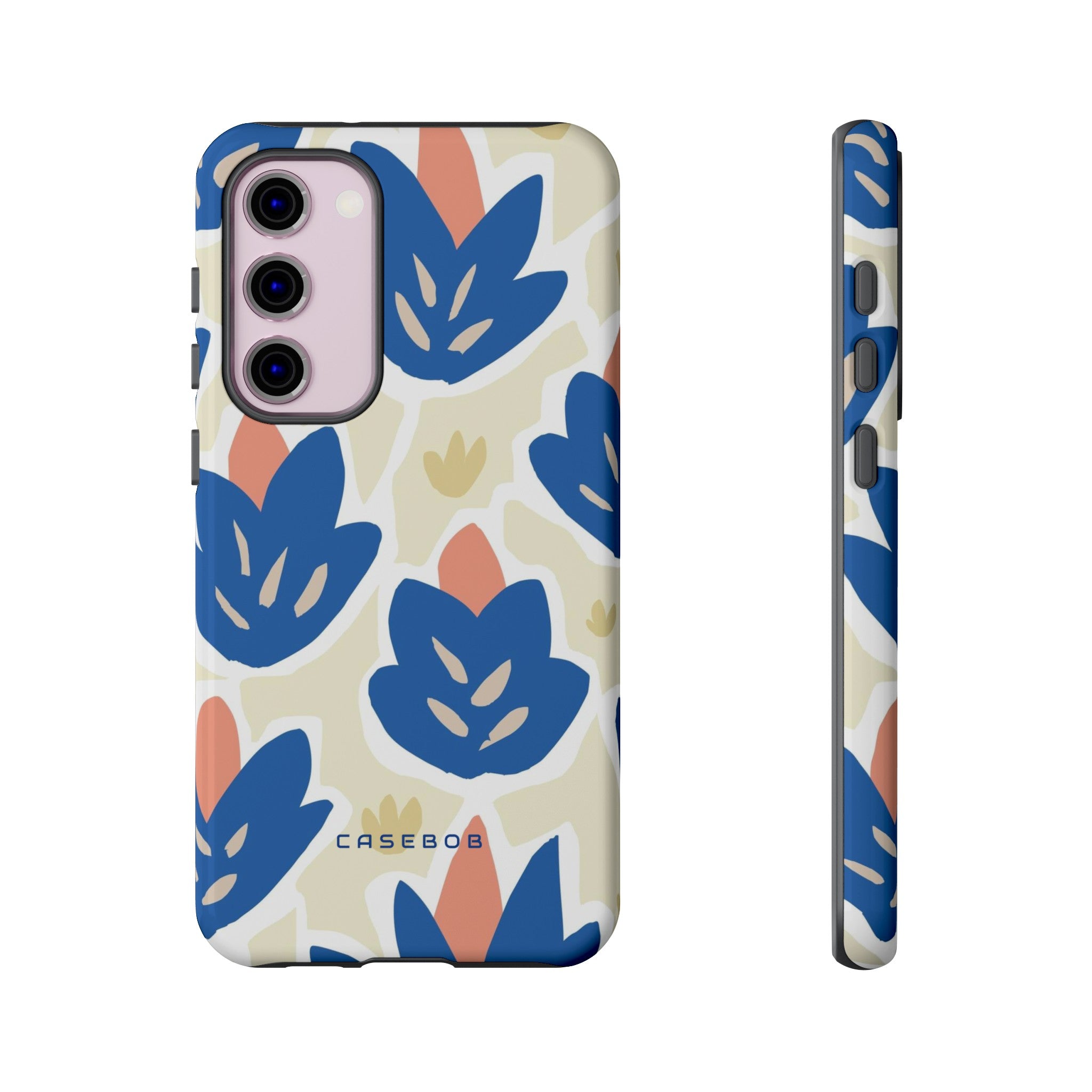 Blue Happy Flower - Protective Phone Case