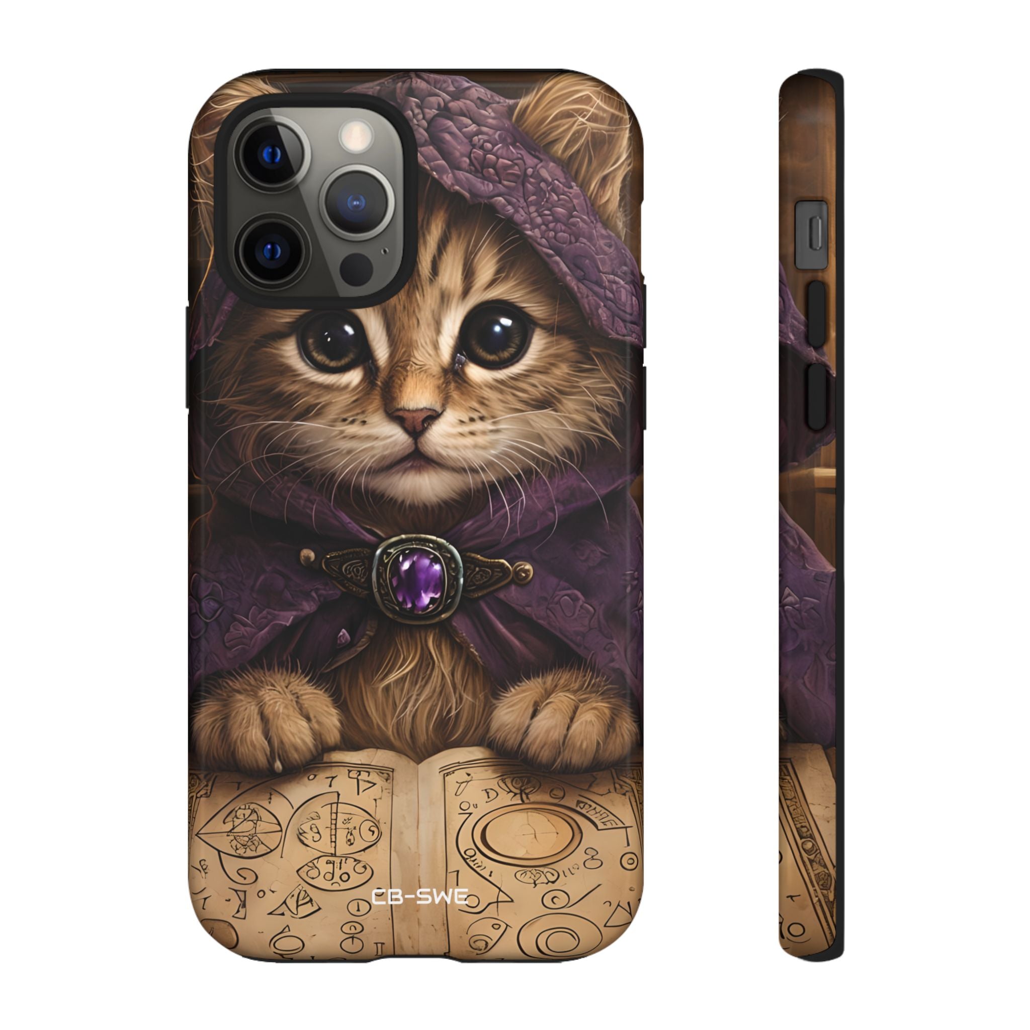 Mystical Wizard Cat - iPhone Case